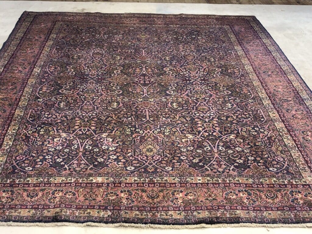 Perserteppich Kaschmir 350x250 cm Seide handgeknüpft