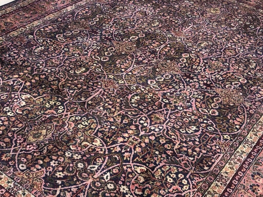 Perserteppich Kaschmir 350x250 cm Seide handgeknüpft