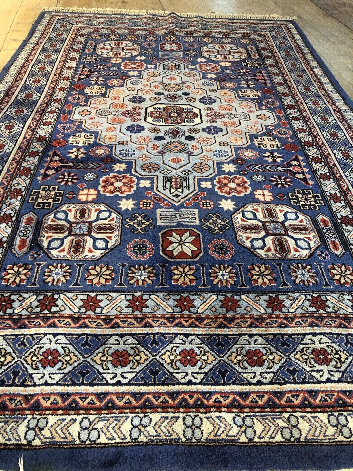 Perserteppich Kazak 300 x 200 cm Wolle handgeknüpft