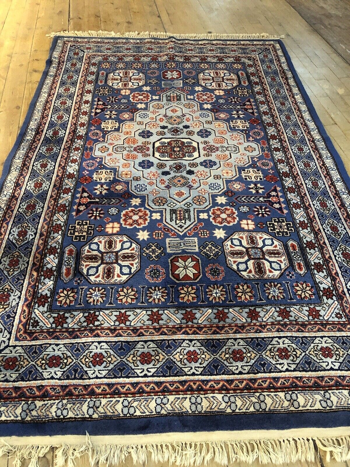 Perserteppich Kazak 300 x 200 cm Wolle handgeknüpft