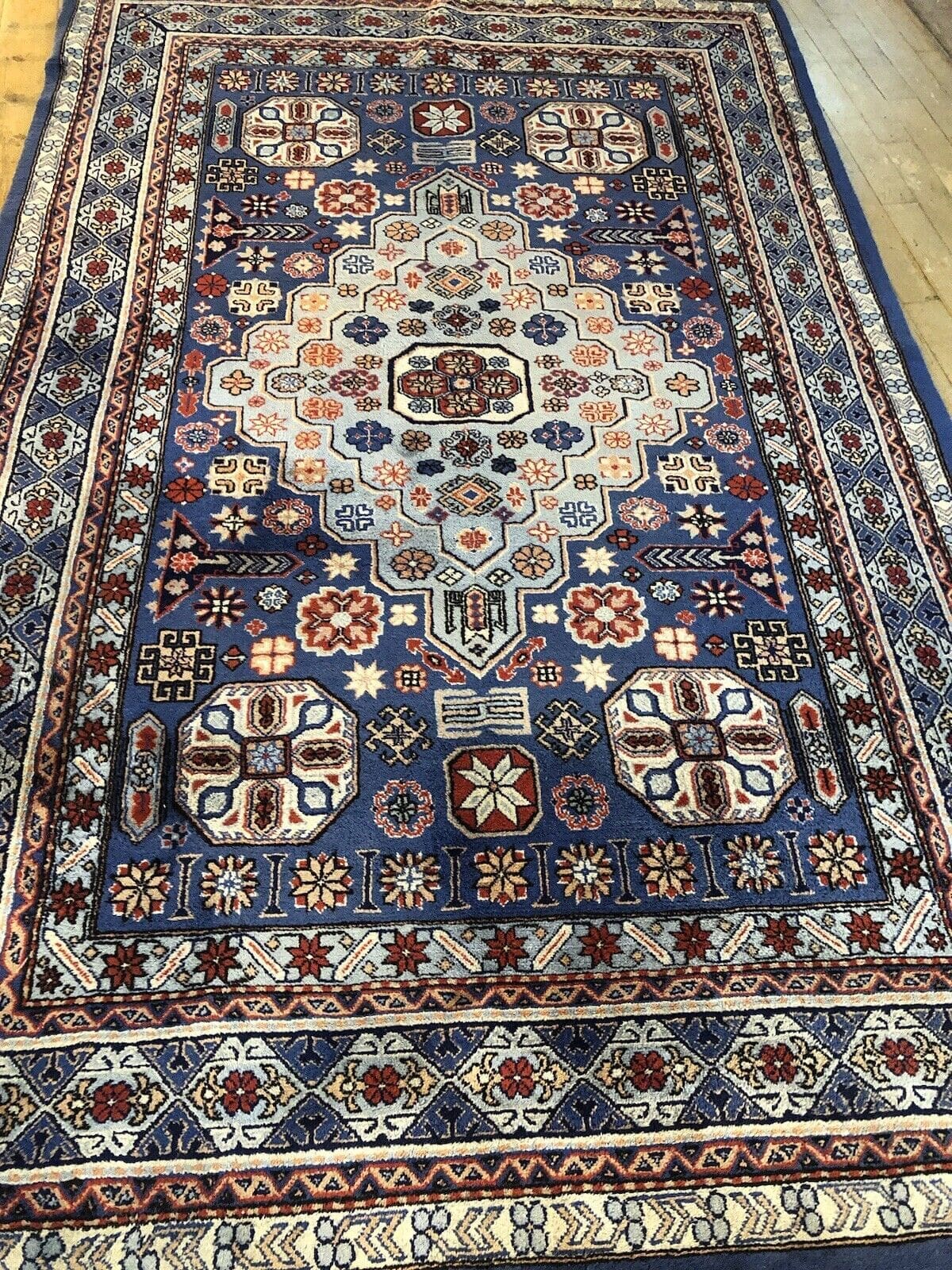 Perserteppich Kazak 300 x 200 cm Wolle handgeknüpft