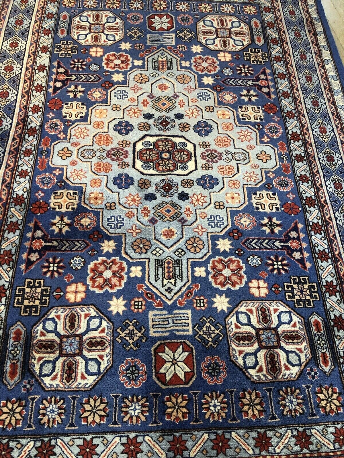 Perserteppich Kazak 300 x 200 cm Wolle handgeknüpft