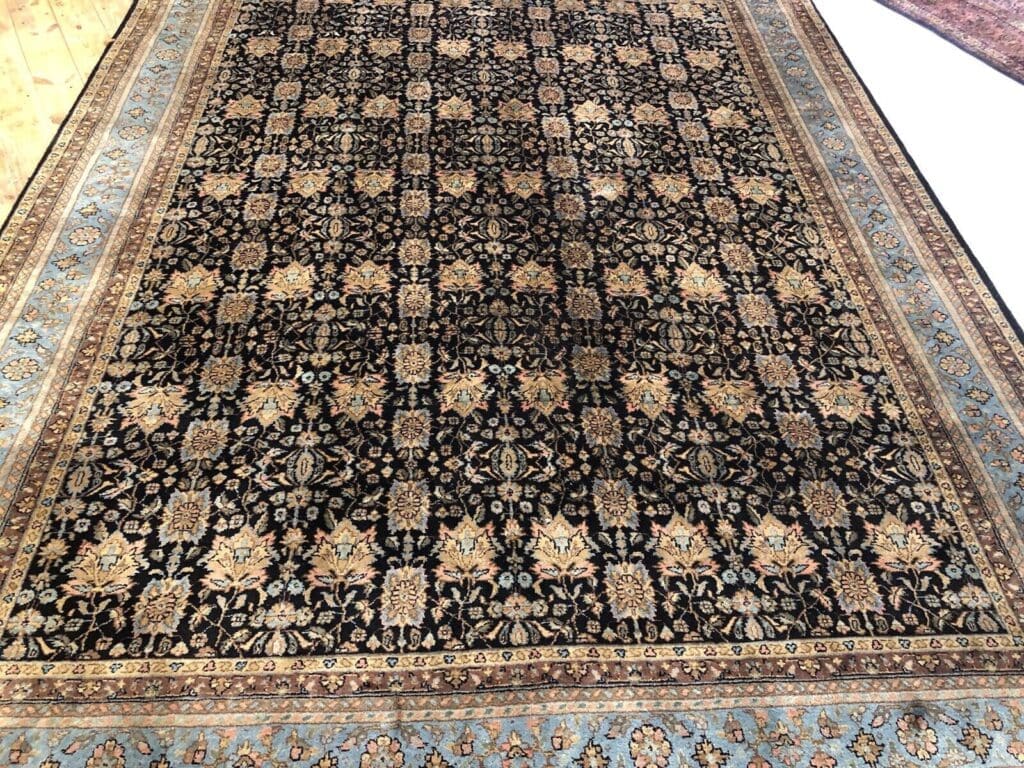 exquisiter-bijar-perserteppich-350x250-cm-aus-reiner-schurwolle-blauer-4 Perserteppich Bijar 350 x 250 cm Schurwolle handgeknüpft