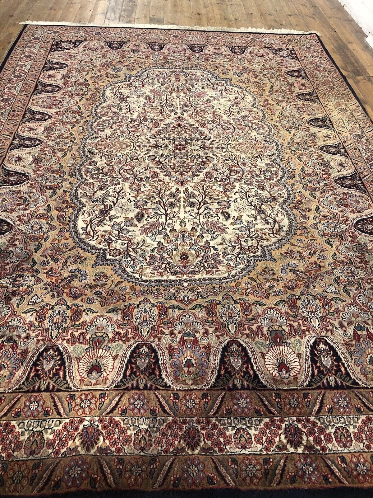 Perserteppich Bigar 360x250 cm Schurwolle handgeknüpft