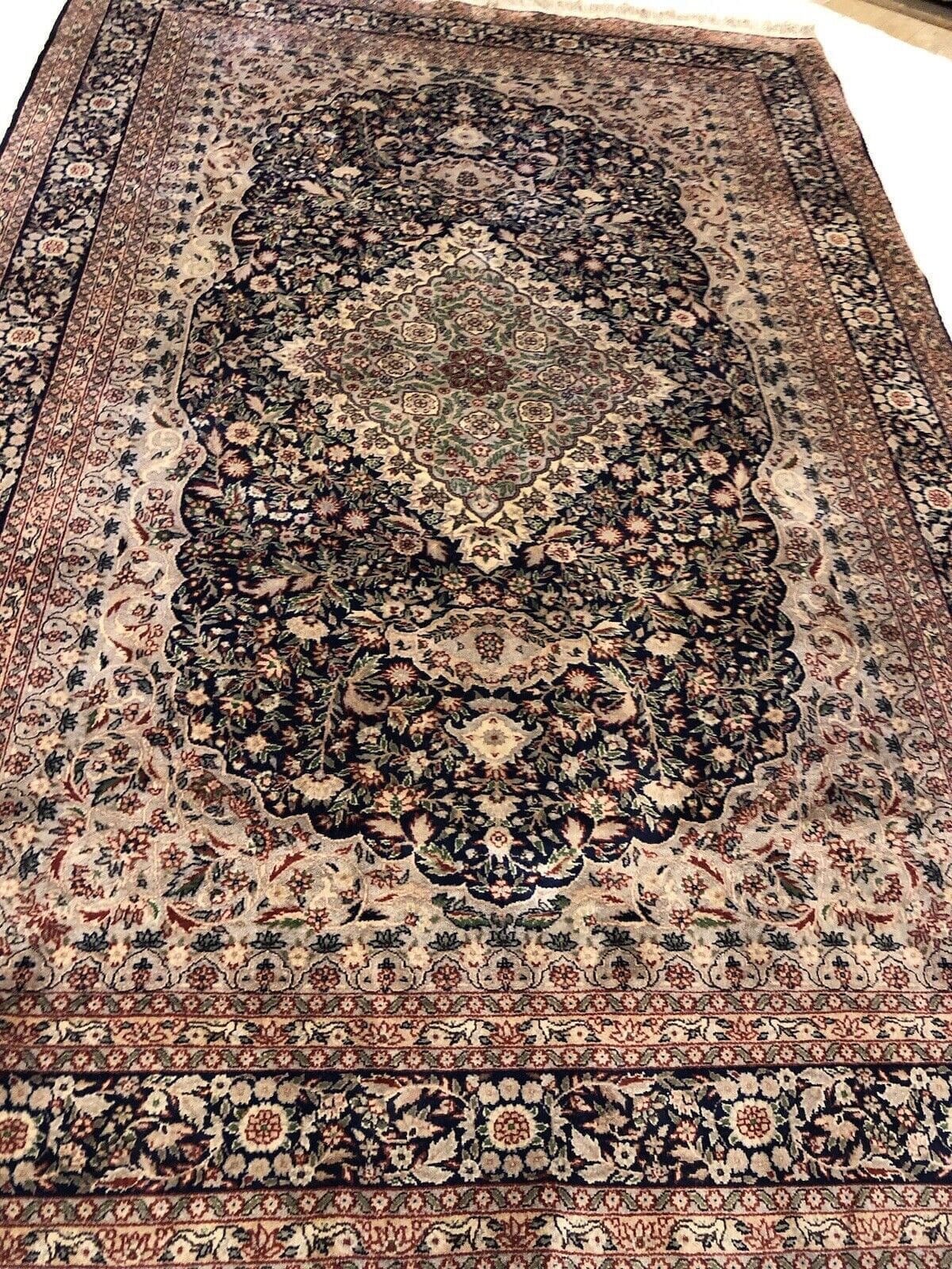 Orientteppich Kaschmir 296 x 206 cm Schurwolle handgeknüpft