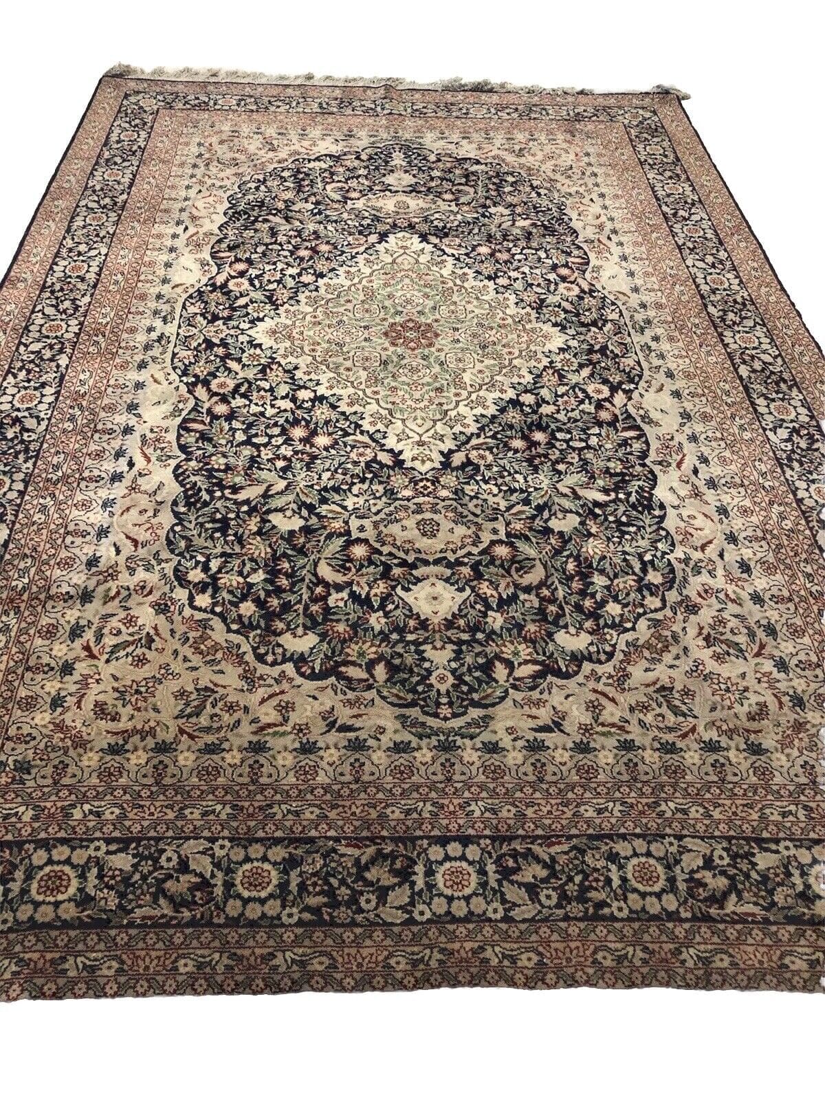Orientteppich Kaschmir 296 x 206 cm Schurwolle handgeknüpft