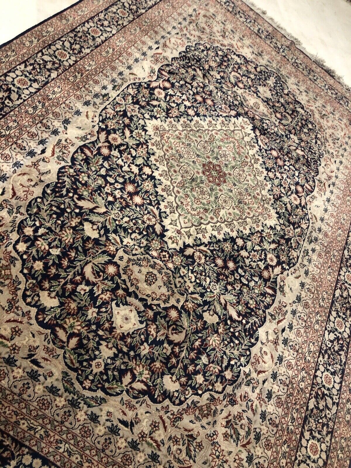Orientteppich Kaschmir 296 x 206 cm Schurwolle handgeknüpft