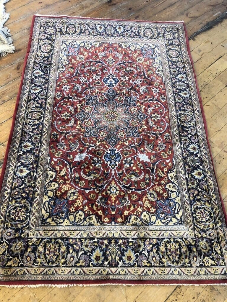Perserteppich Isfahan 150 x 90 cm Kaschmir handgeknüpft