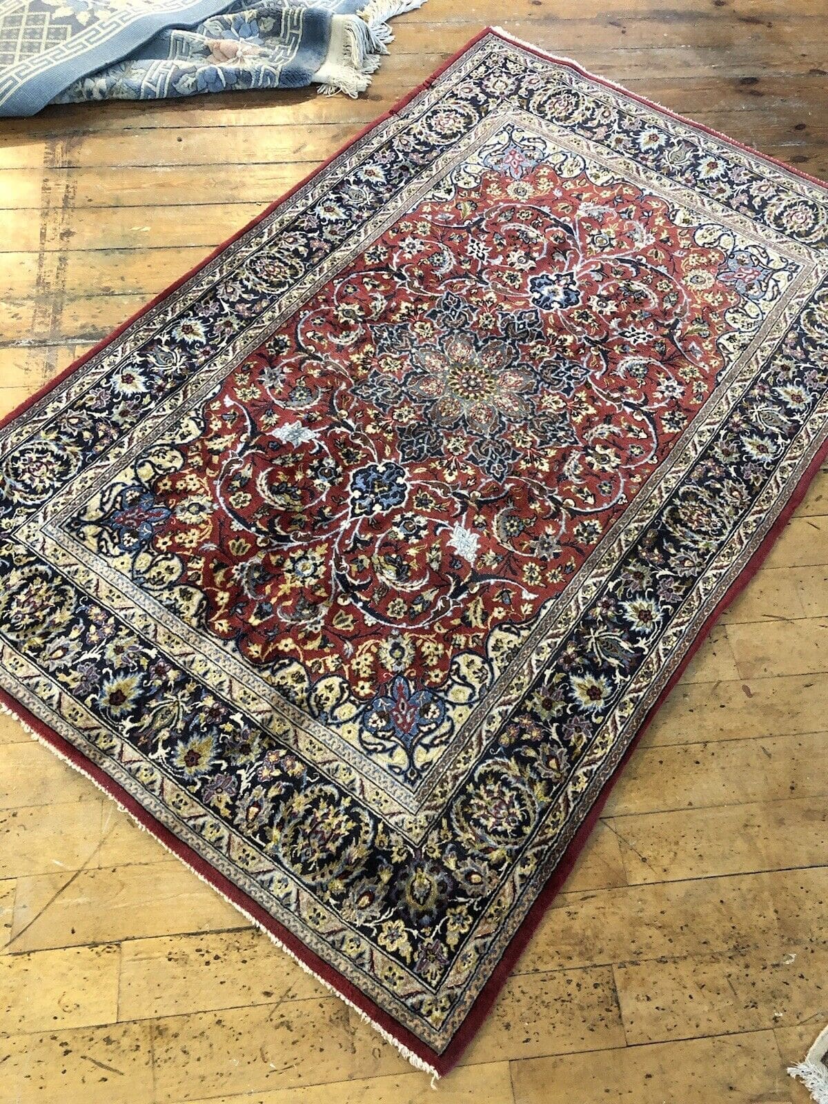 Perserteppich Isfahan 150 x 90 cm Kaschmir handgeknüpft