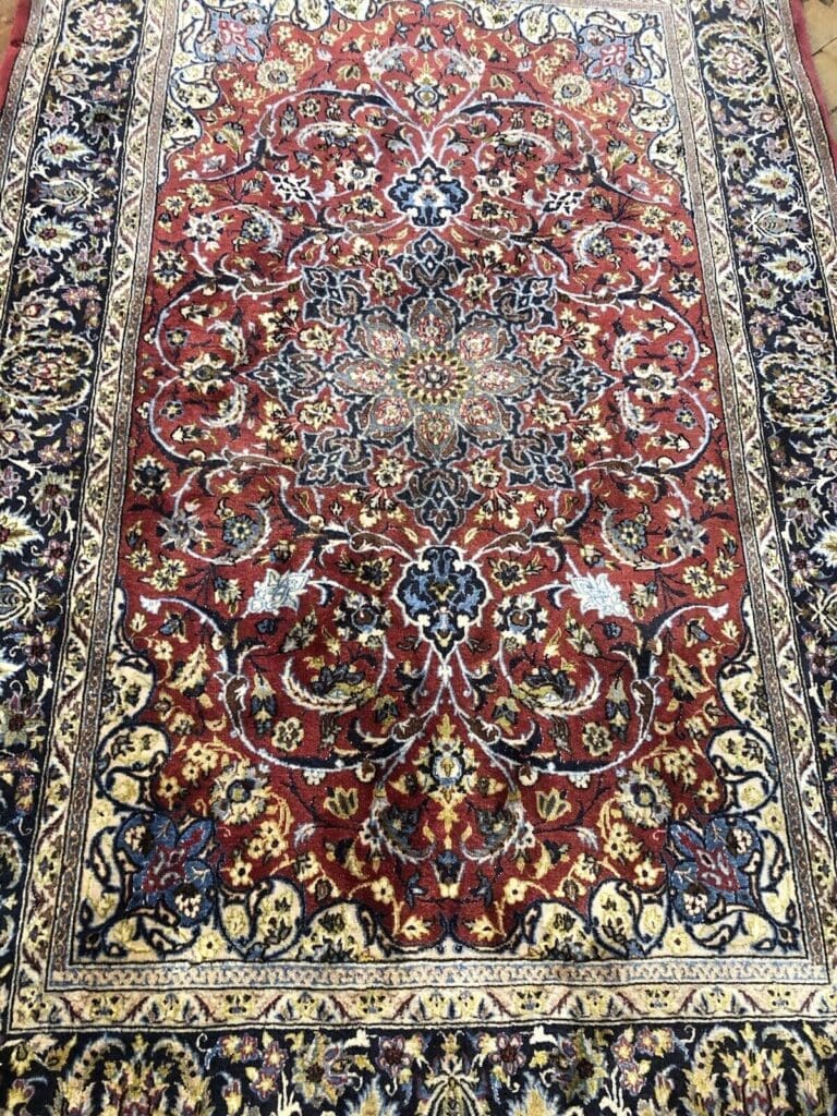 Perserteppich Isfahan 150 x 90 cm Kaschmir handgeknüpft