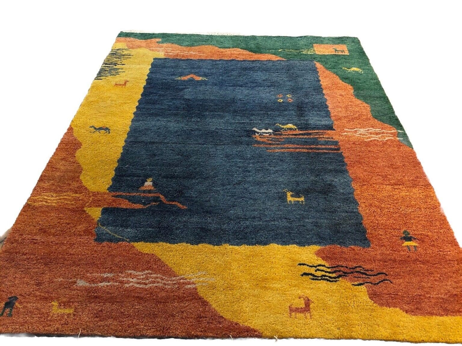 Perserteppich Gabbeh 260x200 cm Schurwolle handgeknüpft