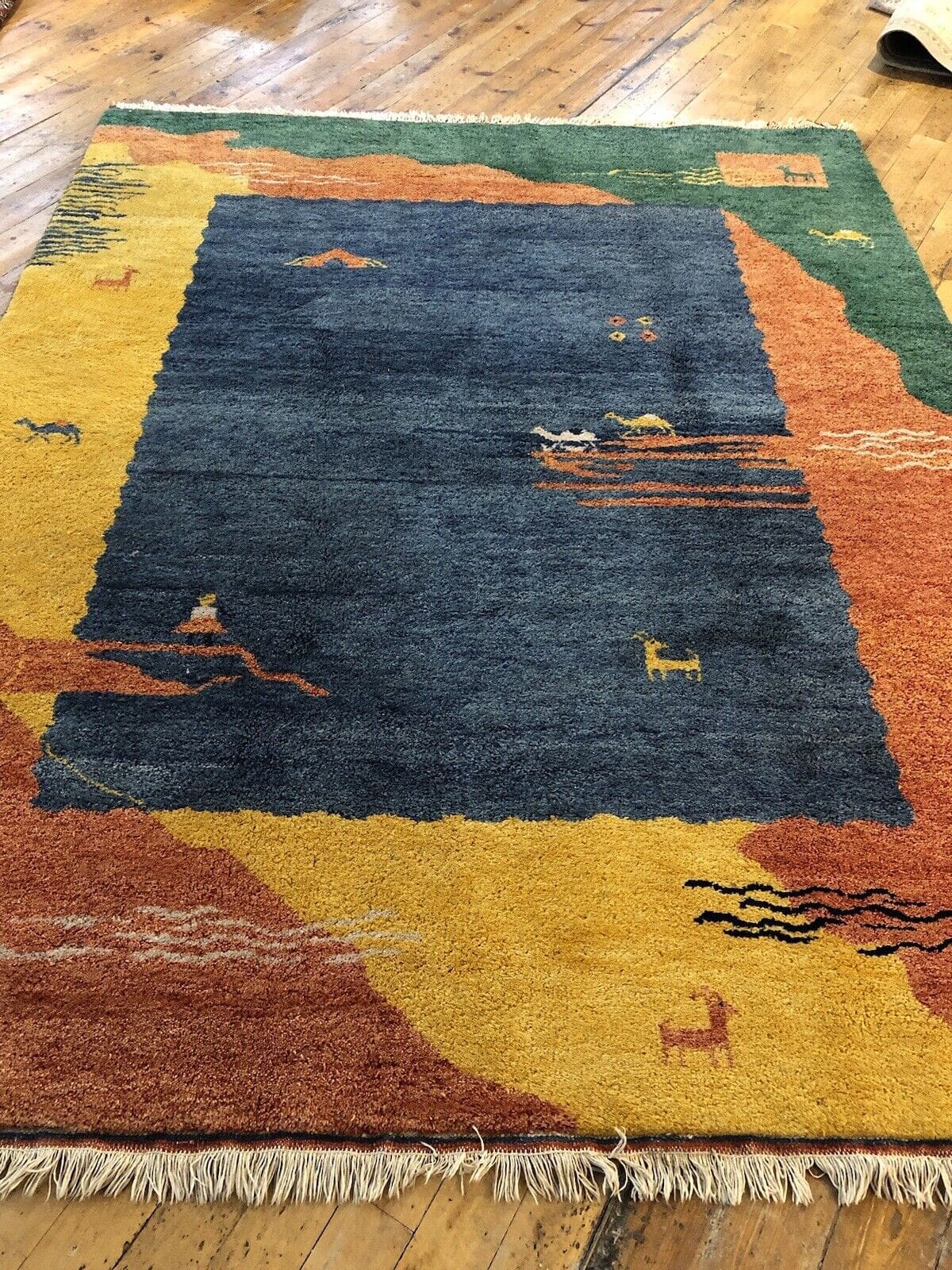 Perserteppich Gabbeh 260x200 cm Schurwolle handgeknüpft