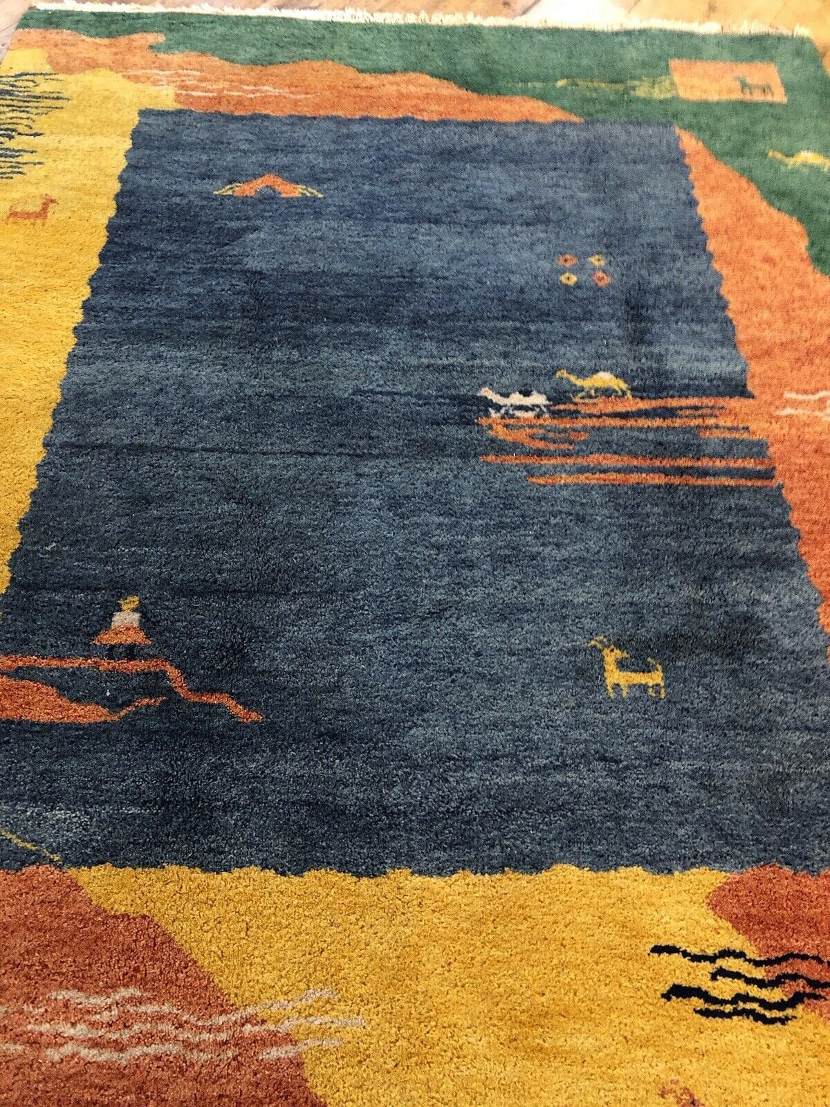 Perserteppich Gabbeh 260x200 cm Schurwolle handgeknüpft