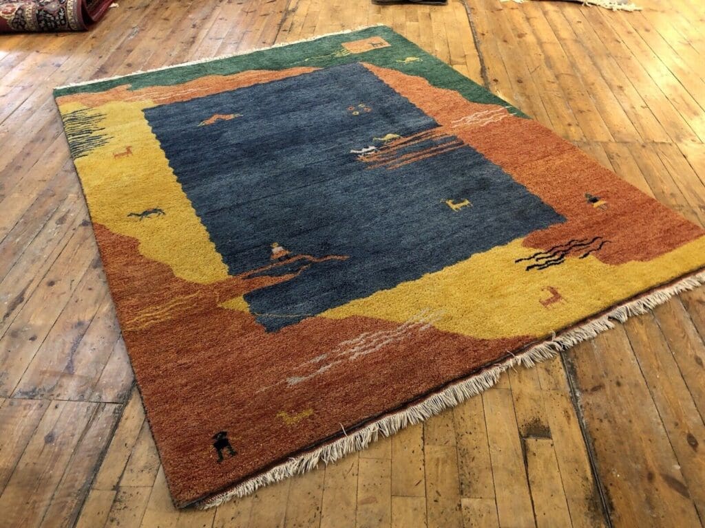 Perserteppich Gabbeh 260x200 cm Schurwolle handgeknüpft