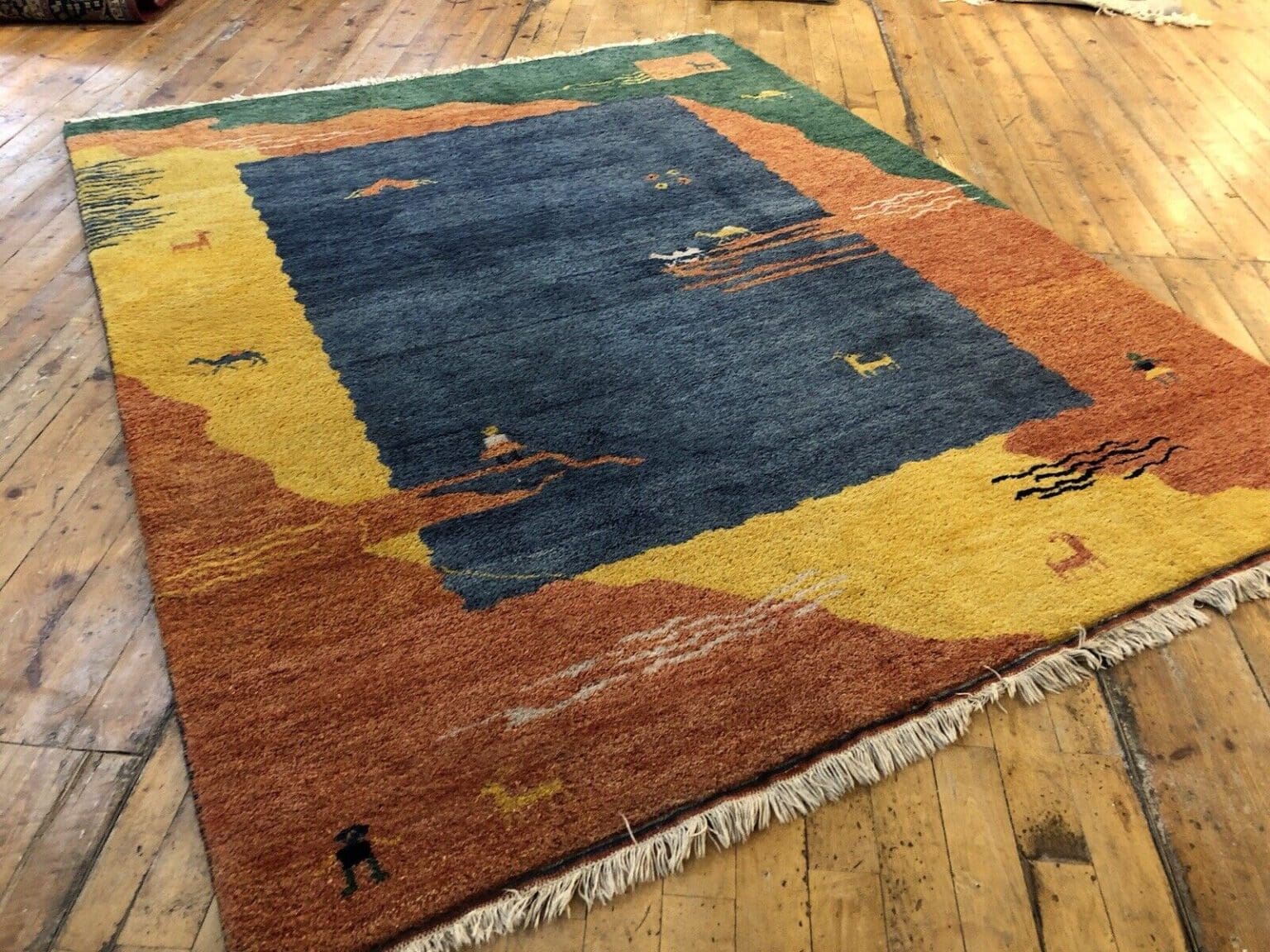 Perserteppich Gabbeh 260x200 cm Schurwolle handgeknüpft