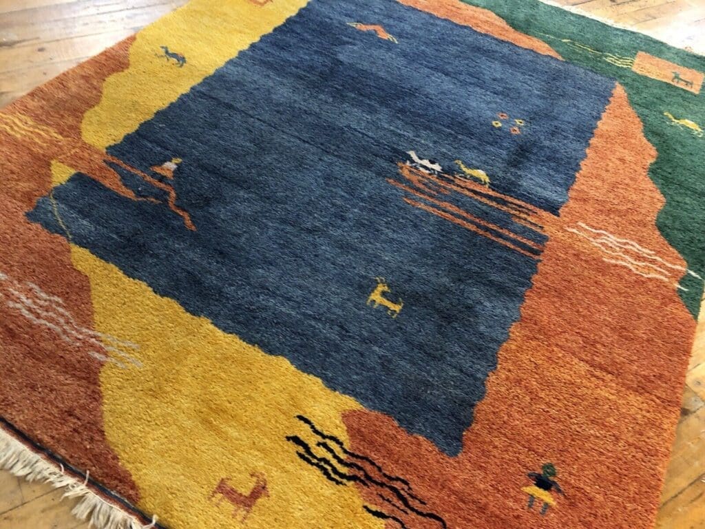 Perserteppich Gabbeh 260x200 cm Schurwolle handgeknüpft