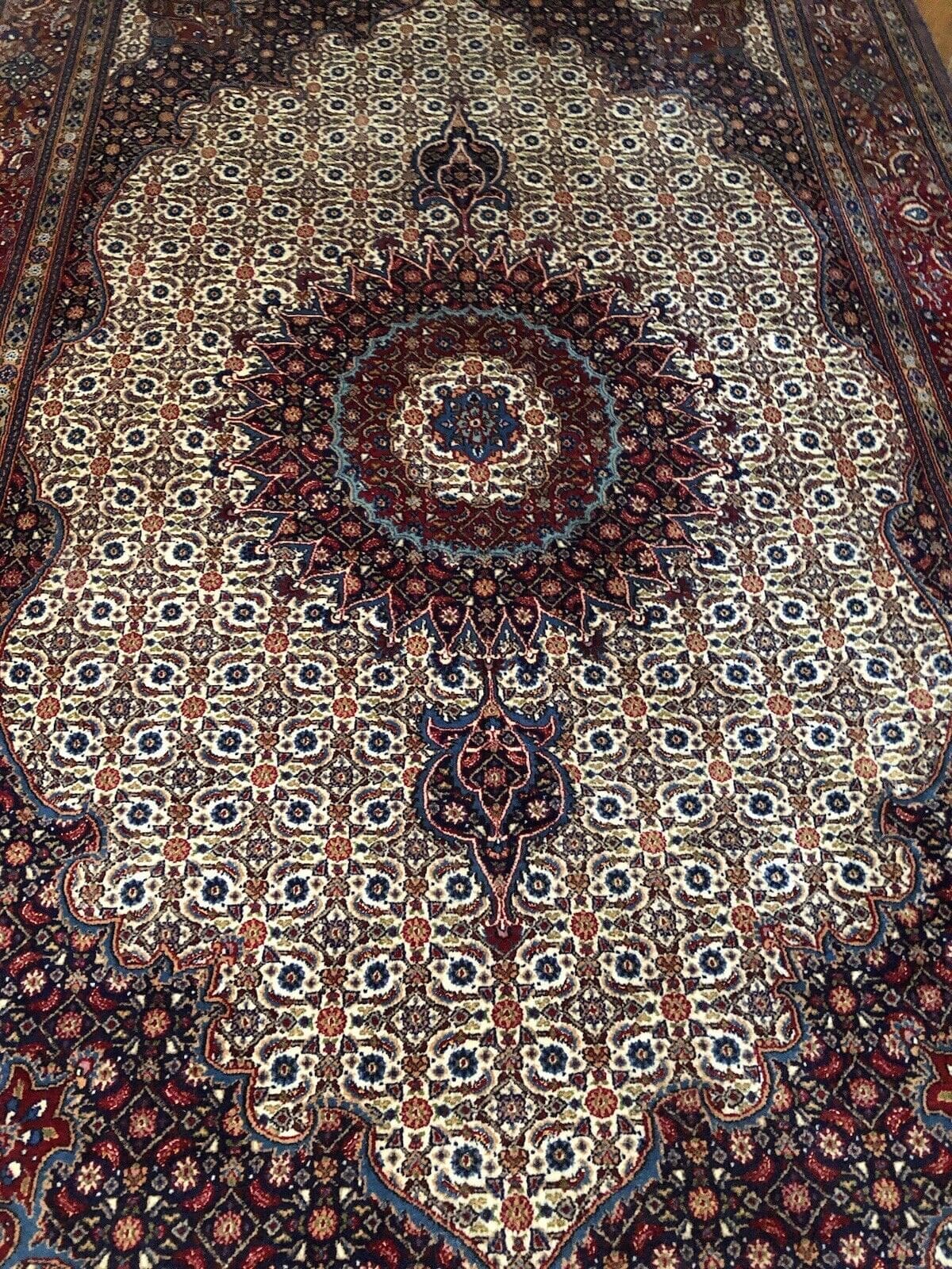 Perserteppich Moud 300x200 cm Wolle handgeknüpft
