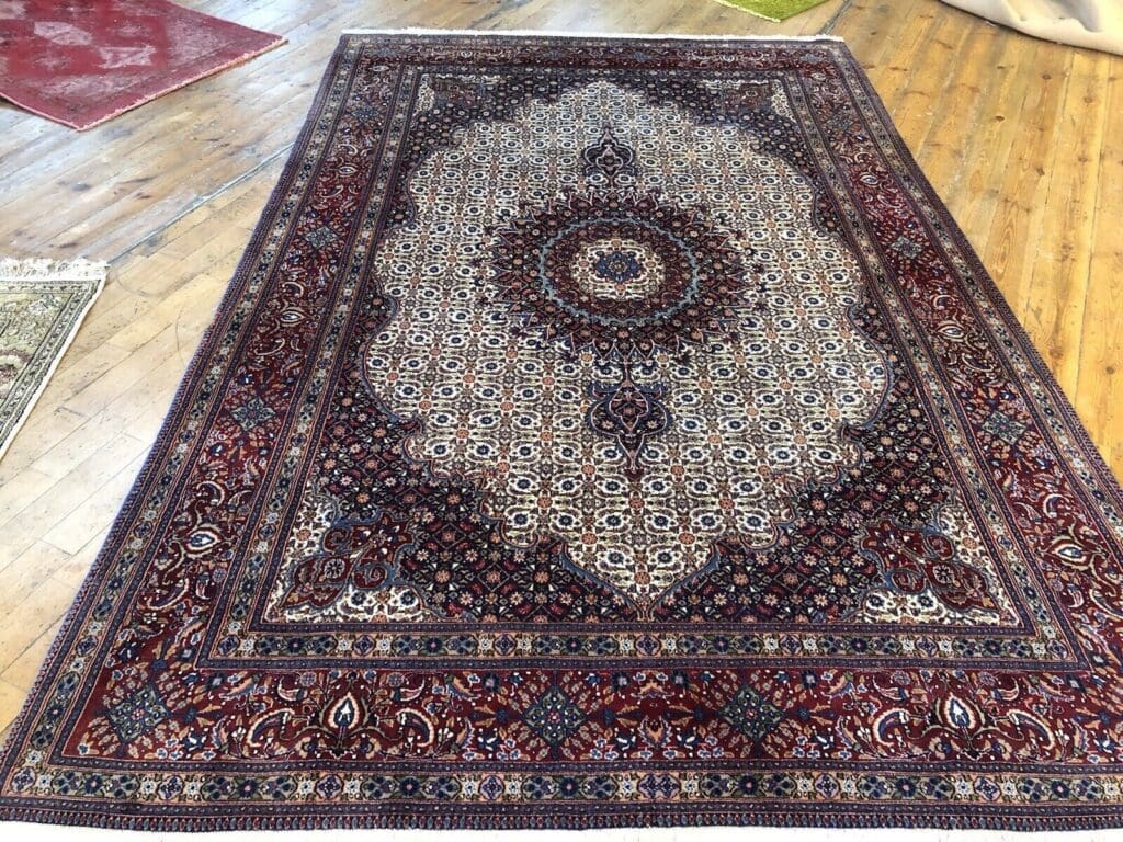 Perserteppich Moud 300x200 cm Wolle handgeknüpft