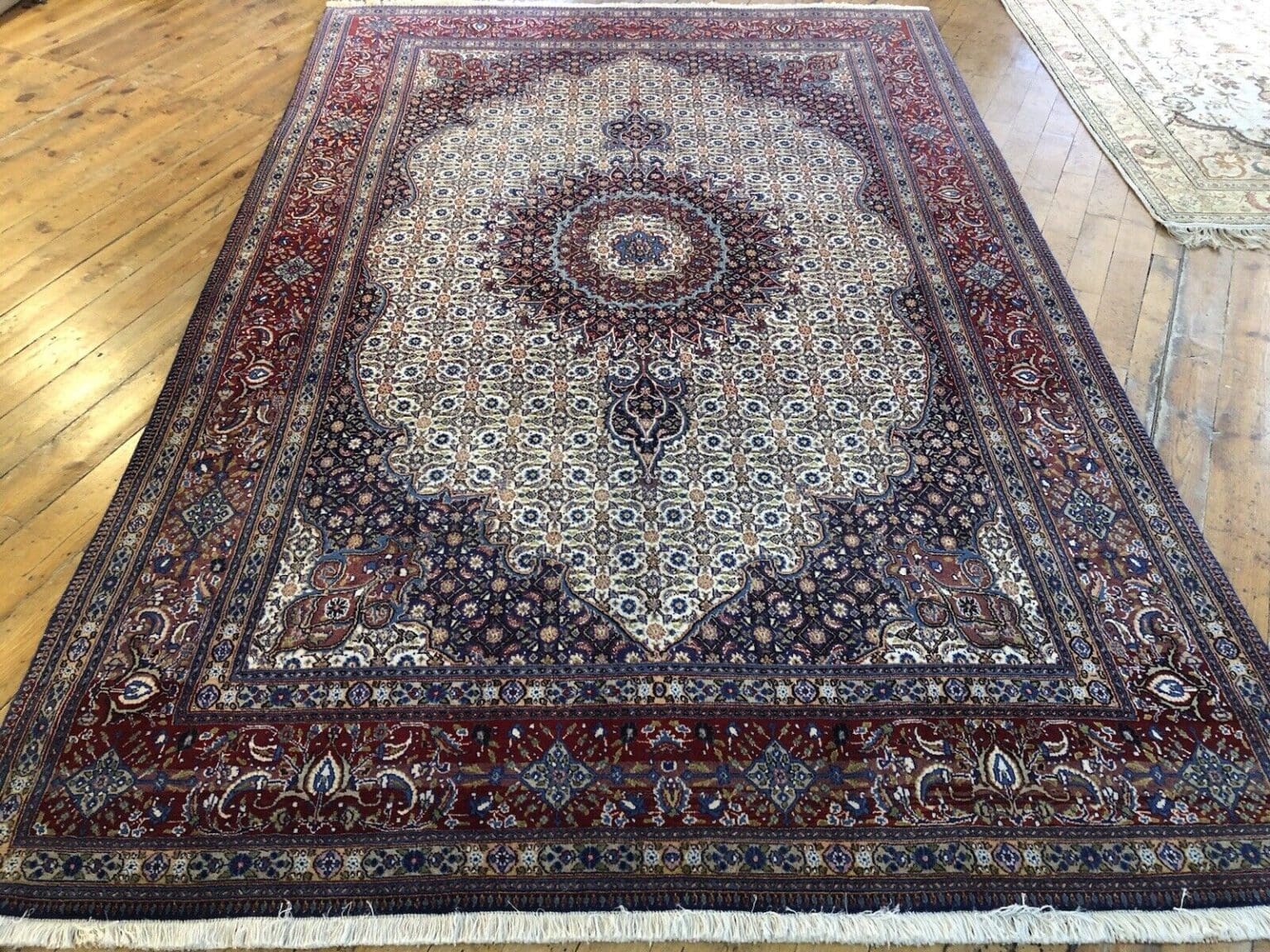 Perserteppich Moud 300x200 cm Wolle handgeknüpft