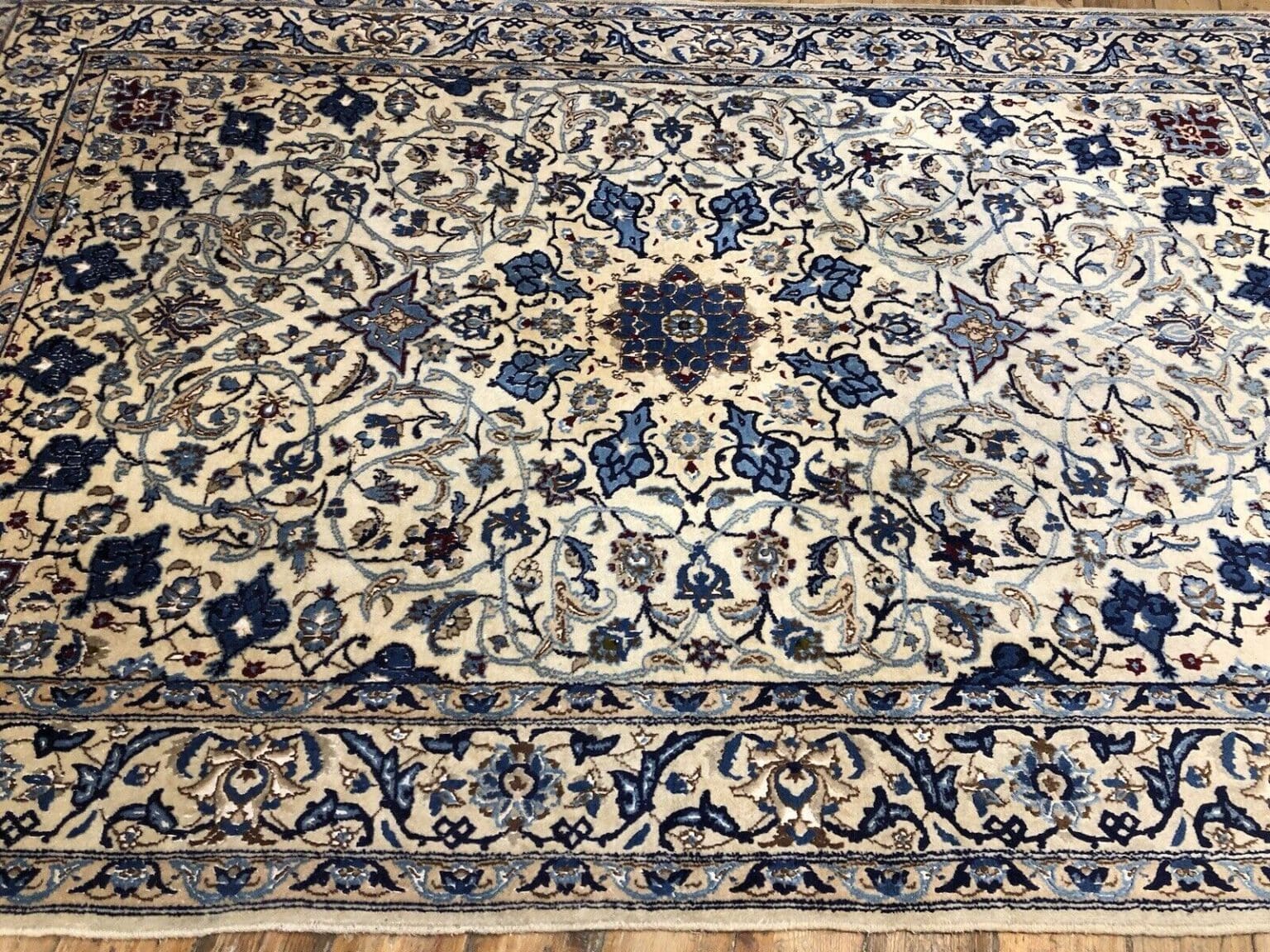 Perserteppich Nain 240x160 cm Wolle handgeknüpft