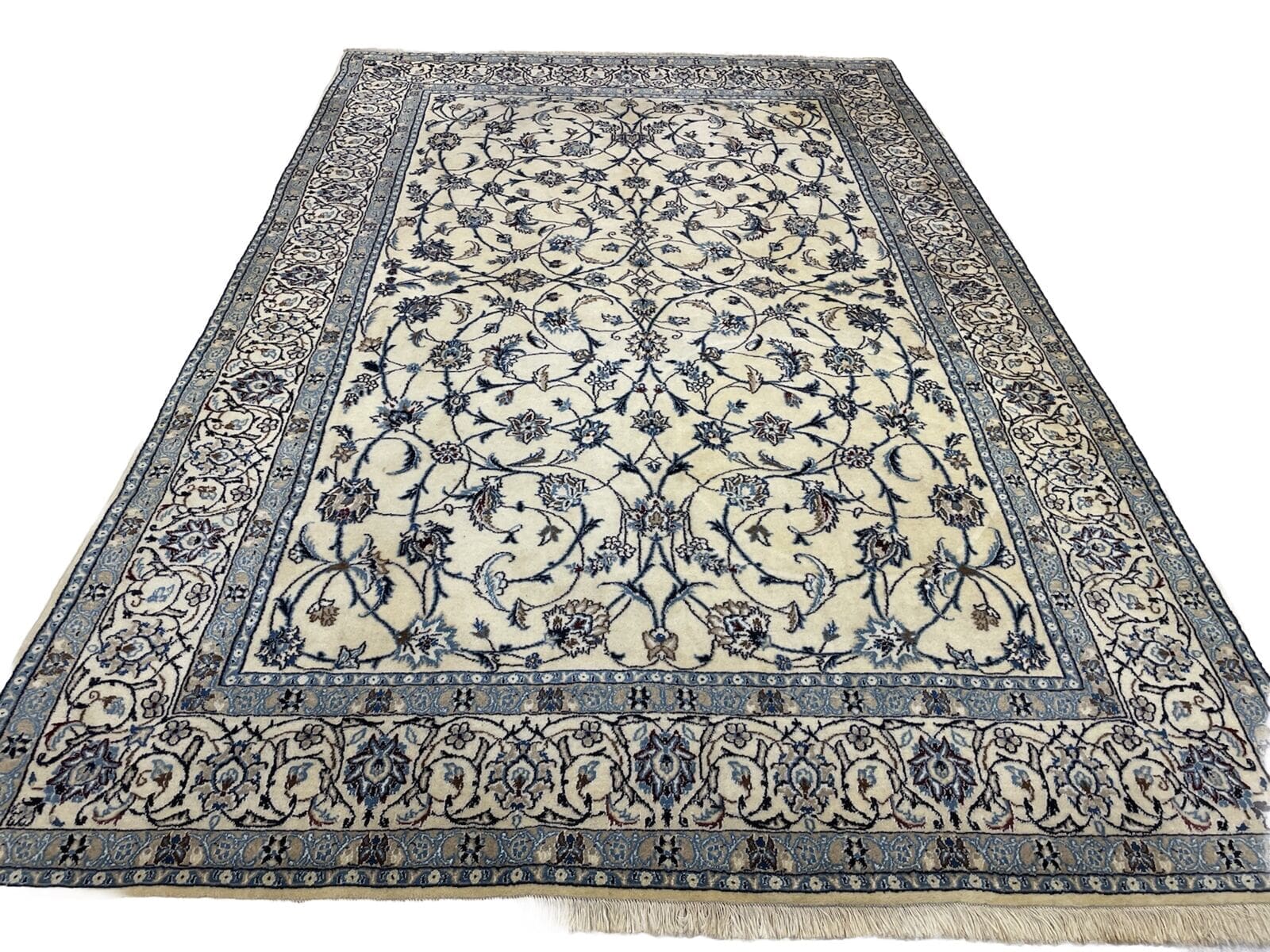 Perserteppich Nain 250x160 cm Wolle handgeknüpft (Verkauft)