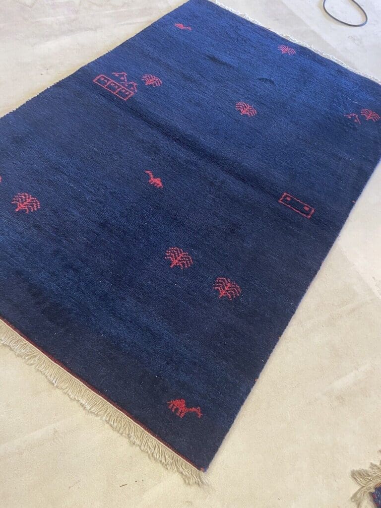 Perserteppich 180x120 cm Schurwolle handgeknüpft