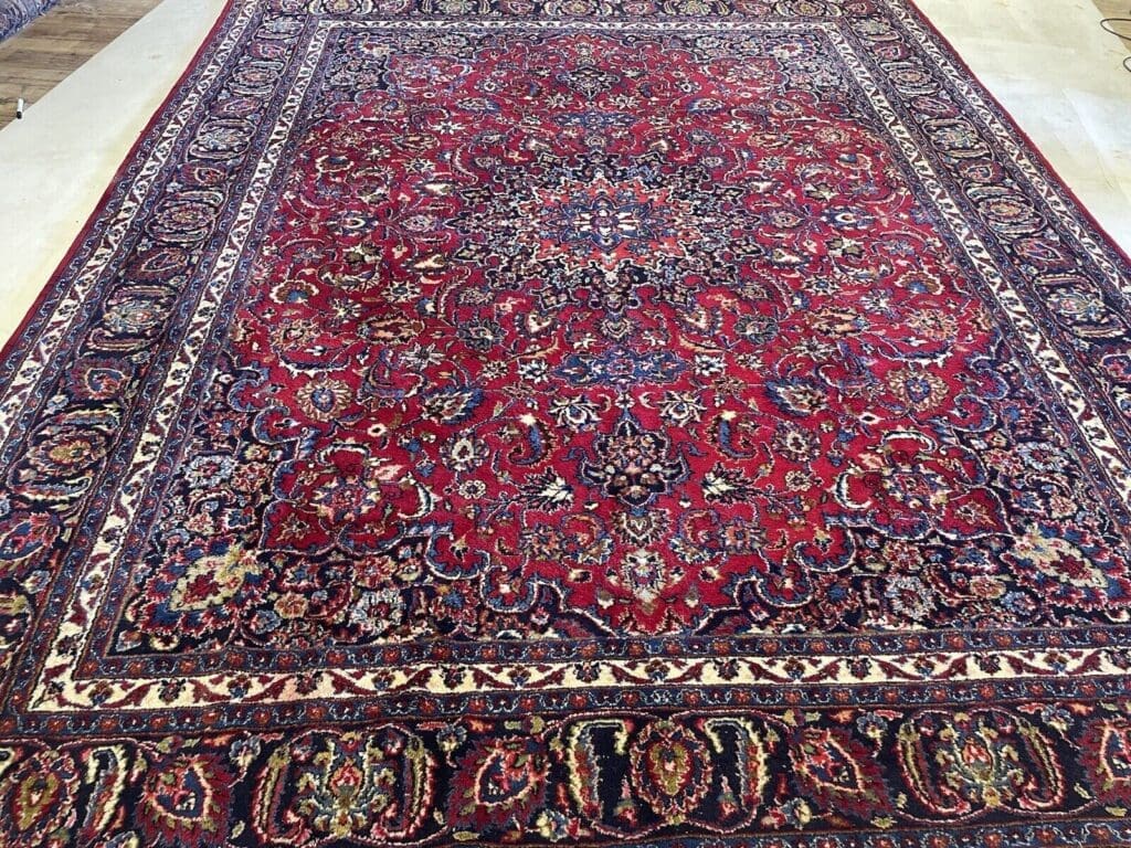 Perserteppich Keshan 387 x 300 cm Wolle handgeknüpft