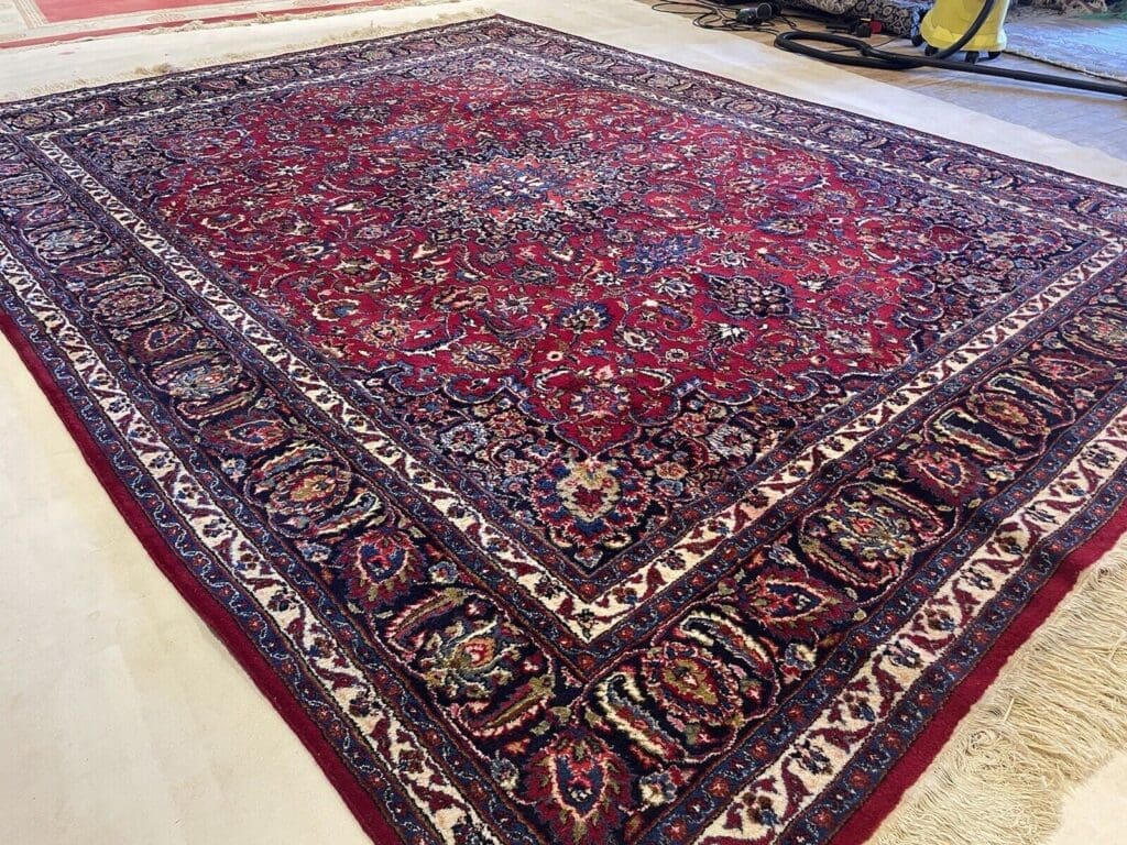 Perserteppich Keshan 387 x 300 cm Wolle handgeknüpft