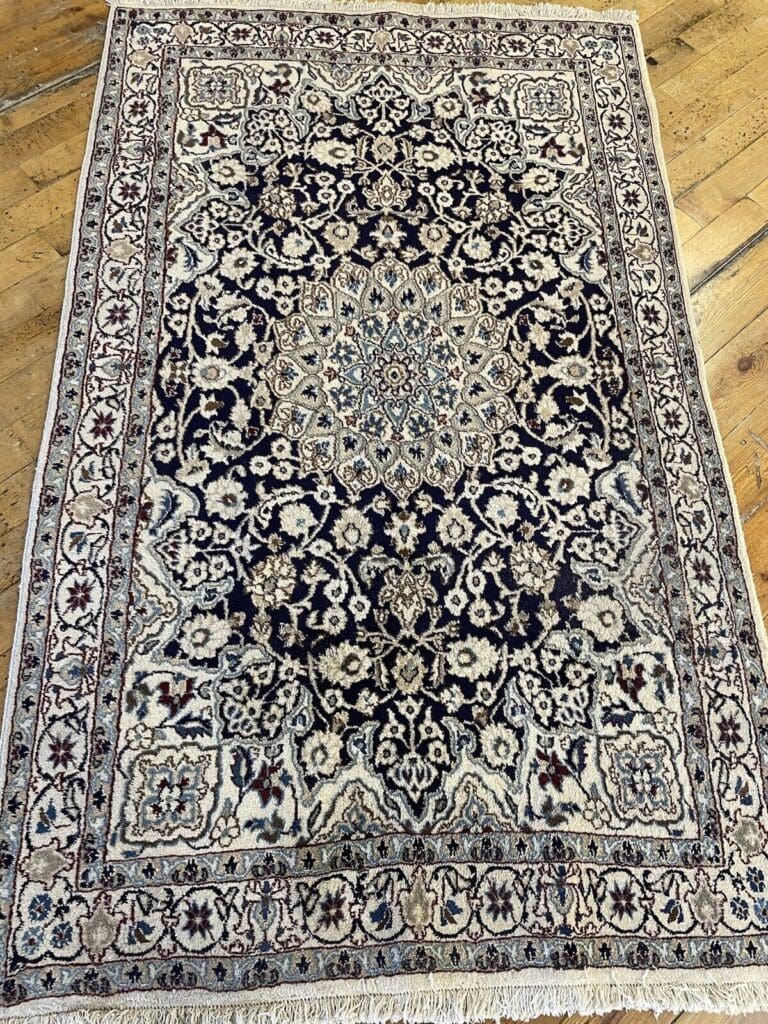 Perserteppich Nain 200x120 cm Wolle handgeknüpft