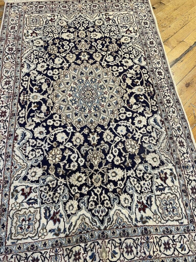 Perserteppich Nain 200x120 cm Wolle handgeknüpft