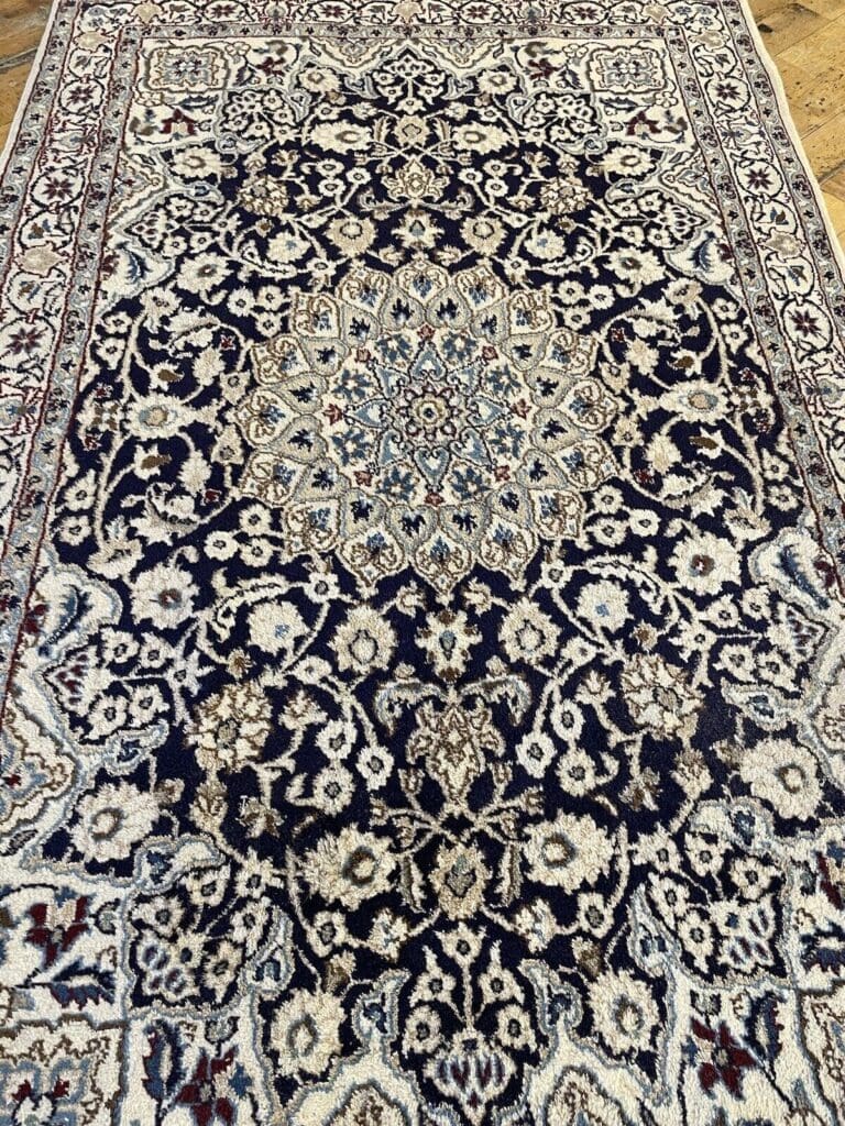 Perserteppich Nain 200x120 cm Wolle handgeknüpft