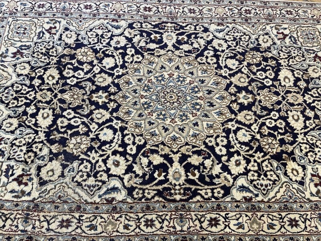 Perserteppich Nain 200x120 cm Wolle handgeknüpft