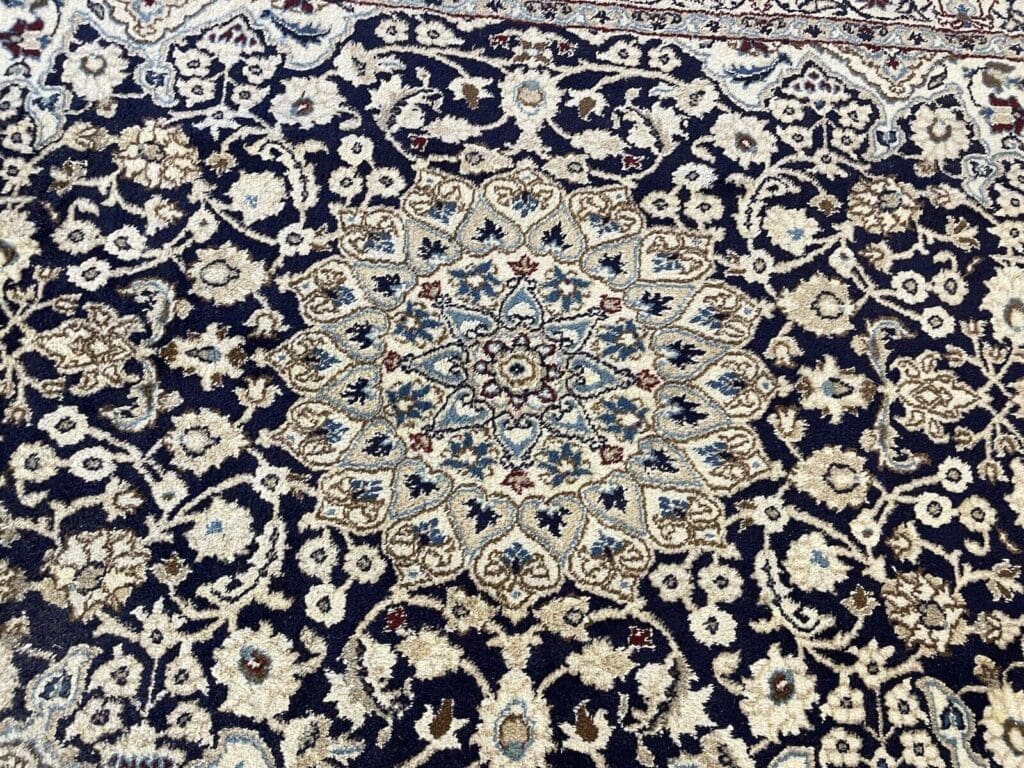 Perserteppich Nain 200x120 cm Wolle handgeknüpft