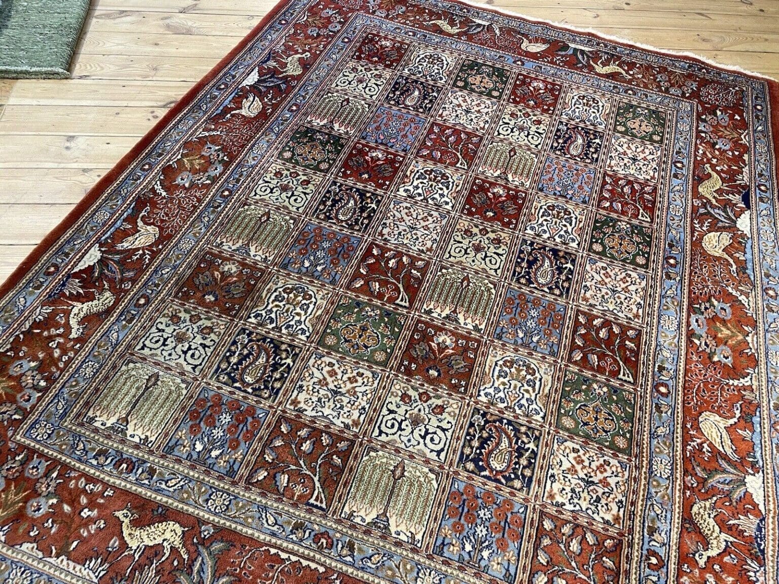 original-perserteppich-moud-mit-seide-241x192-cm-7mm-florhohe-fur-6 Perserteppich Moud 241 x 192 cm Seide handgeknüpft