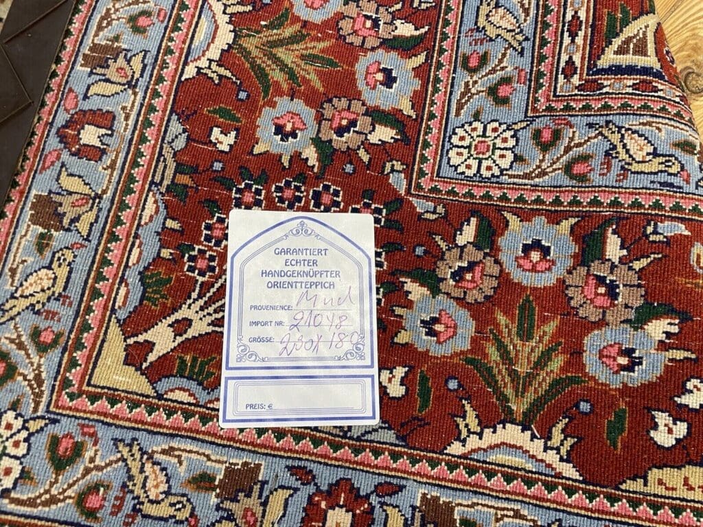 original-perserteppich-moud-mit-seide-241x192-cm-7mm-florhohe-fur-7 Perserteppich Moud 241 x 192 cm Seide handgeknüpft