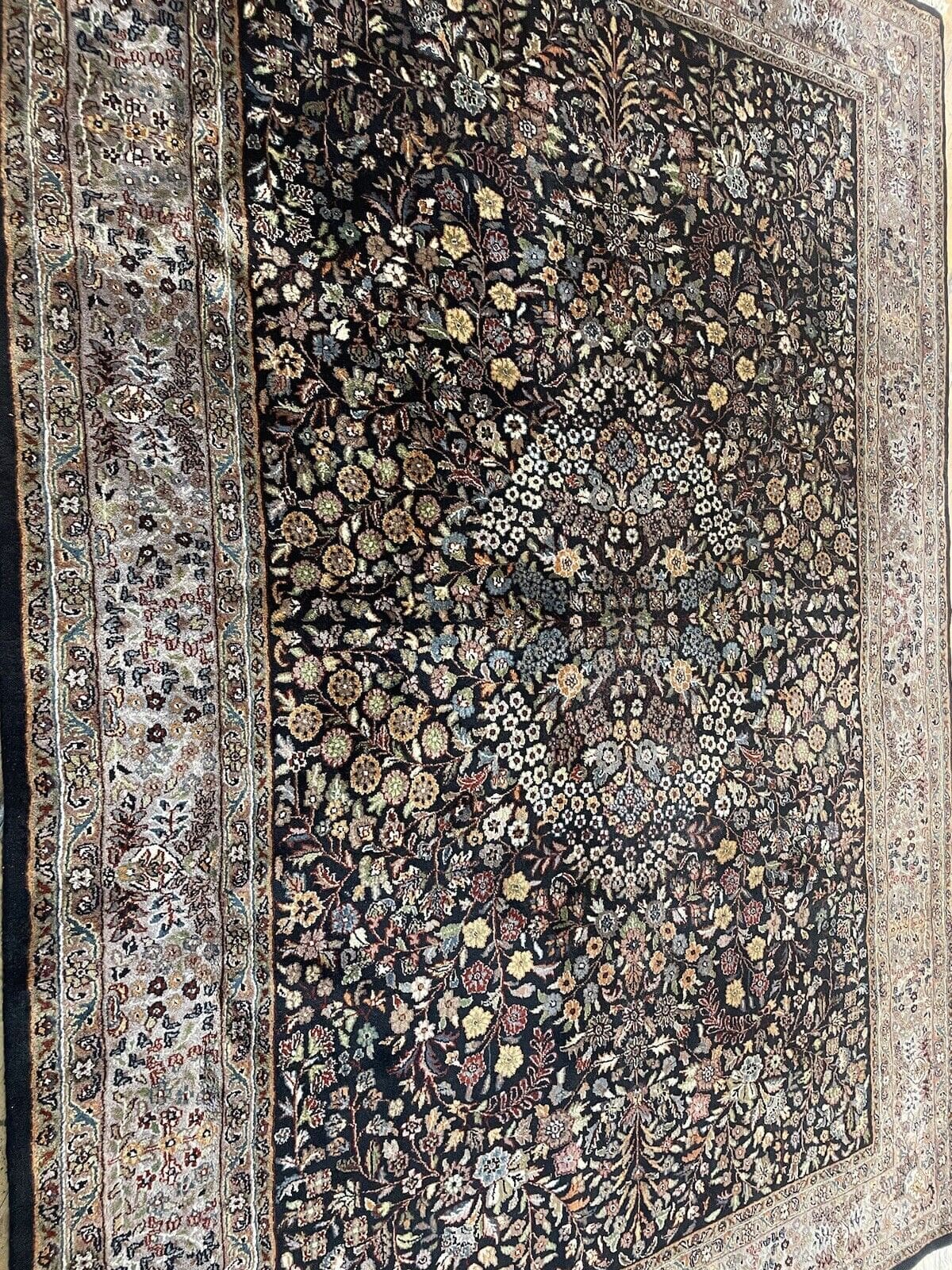 Perserteppich Kaschmir 296x206 cm Kaschmir handgeknüpft