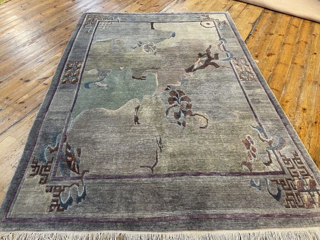 Orientteppich Nepal 290x195 cm Wolle handgeknüpft