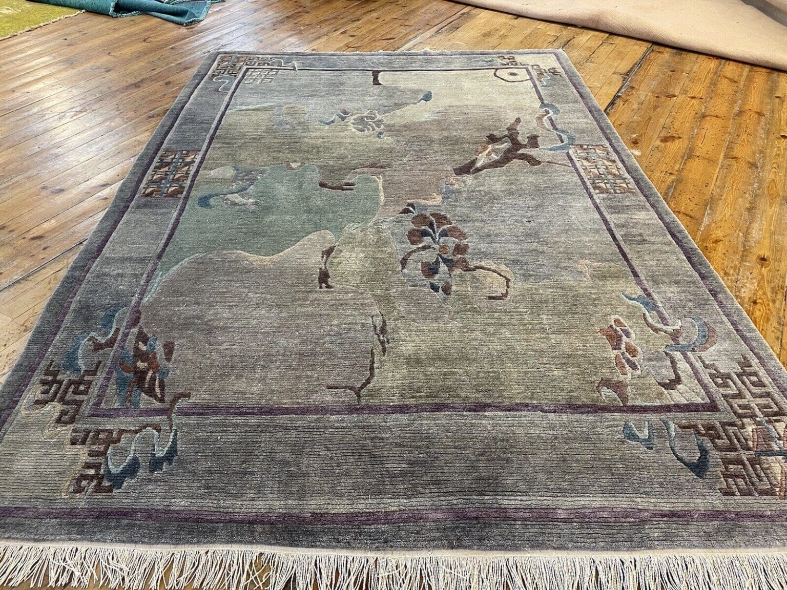 Orientteppich Nepal 290x195 cm Wolle handgeknüpft