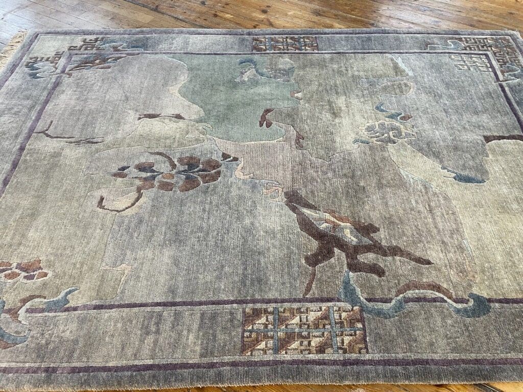 Orientteppich Nepal 290x195 cm Wolle handgeknüpft