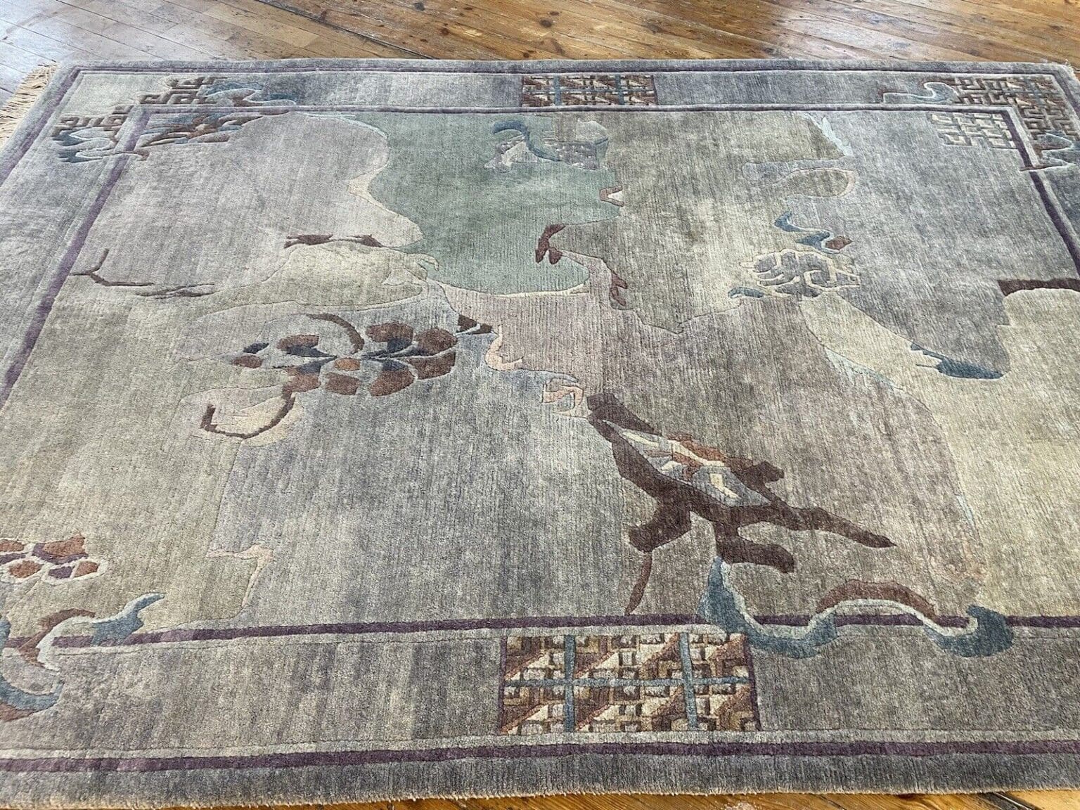 Orientteppich Nepal 290x195 cm Wolle handgeknüpft