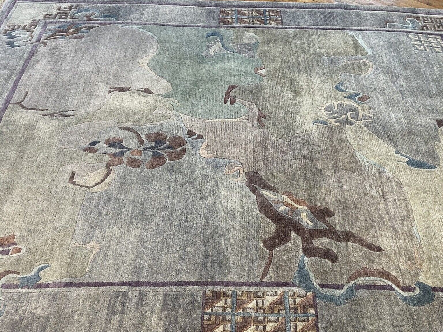 Orientteppich Nepal 290x195 cm Wolle handgeknüpft