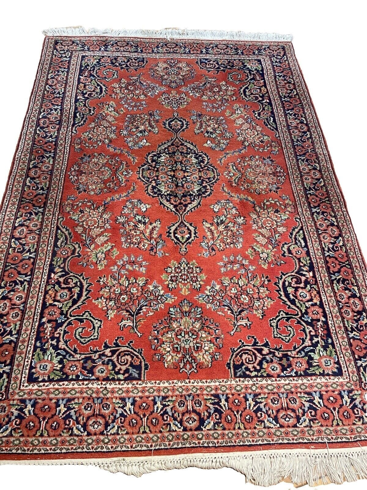 Perserteppich Kaschmir 190x130 cm Schurwolle handgeknüpft