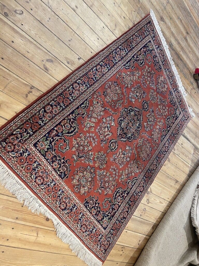 Perserteppich Kaschmir 190x130 cm Schurwolle handgeknüpft