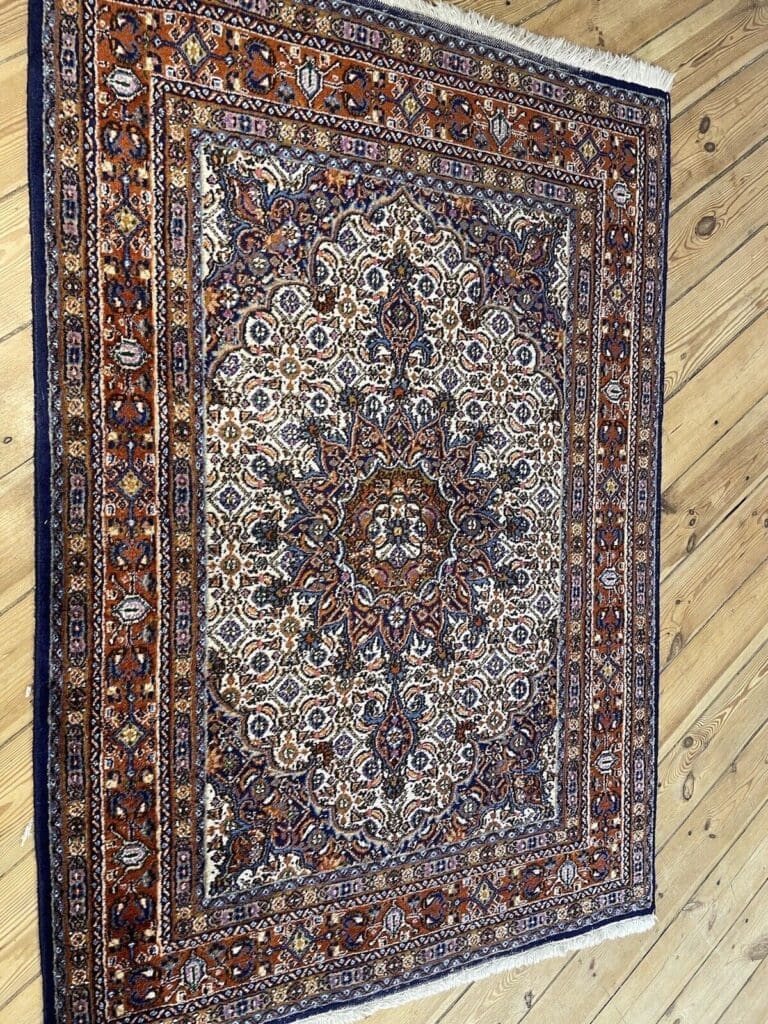 luxurioser-perserteppich-145x100-cm-herati-muster-100-baumwolle-fur-7 Perserteppich 145 x 100 cm Baumwolle handgeknüpft