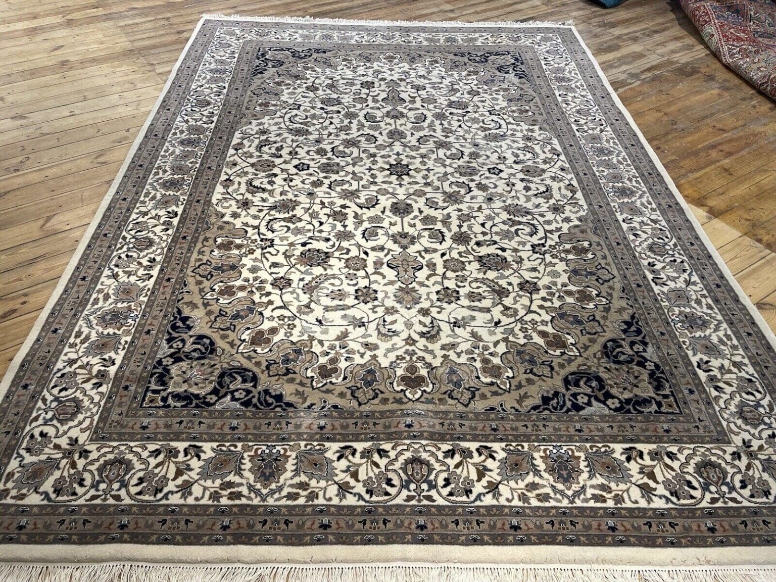 Perserteppich Bijar 350 x 250 cm Wolle handgeknüpft