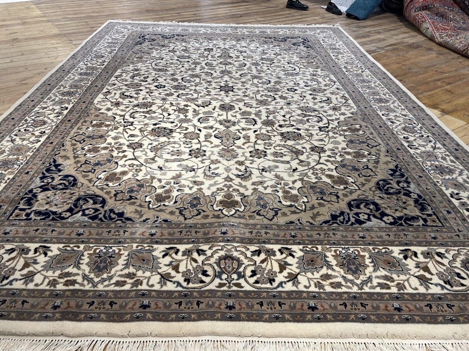 Perserteppich Bijar 350 x 250 cm Wolle handgeknüpft