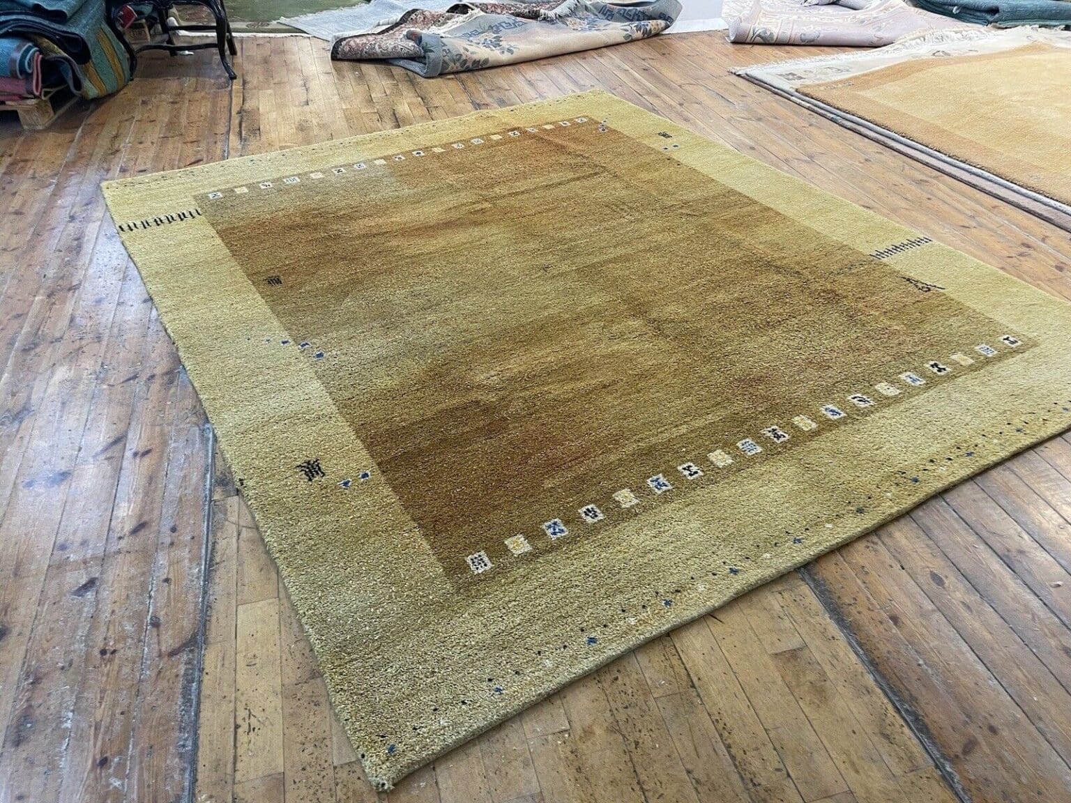 Perserteppich Gabbeh 300 x 250 cm Wolle handgeknüpft (Verkauft)