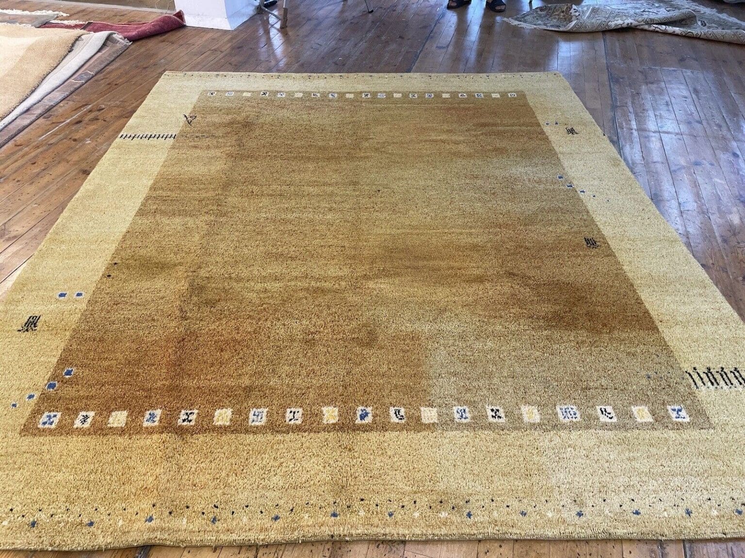 Perserteppich Gabbeh 300 x 250 cm Wolle handgeknüpft (Verkauft)