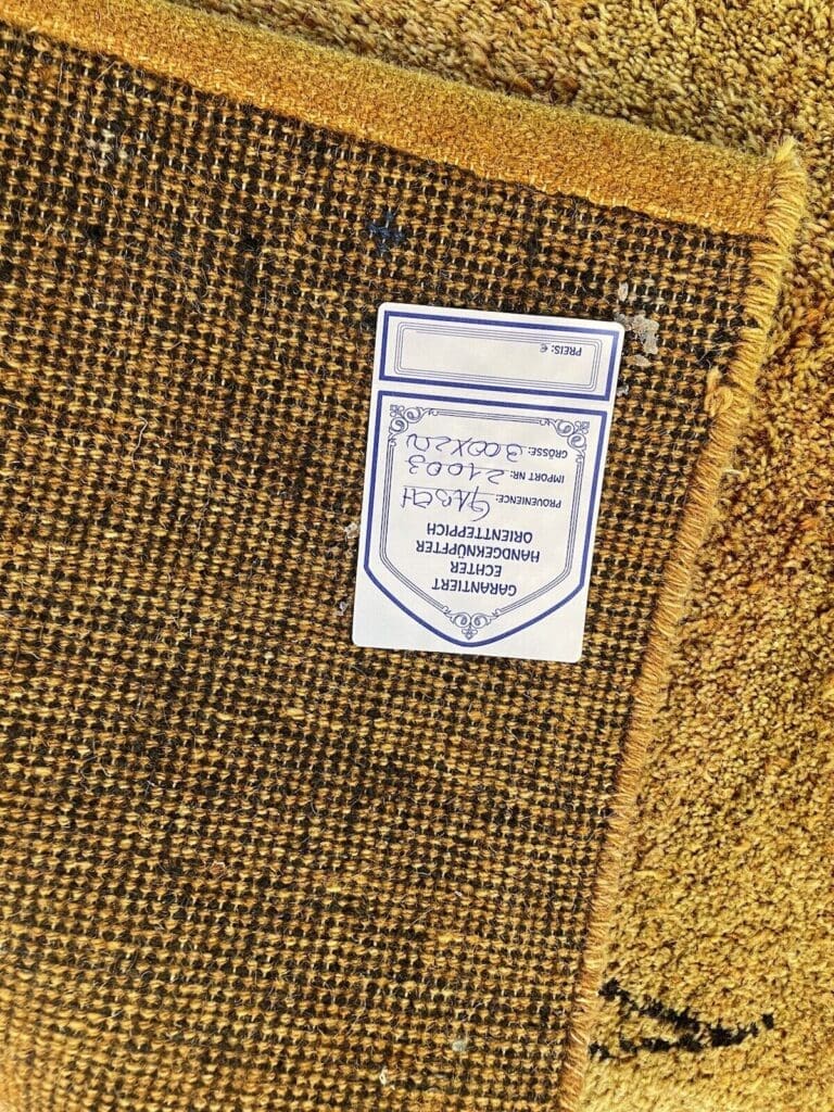 Perserteppich Gabbeh 300 x 250 cm Wolle handgeknüpft (Verkauft)