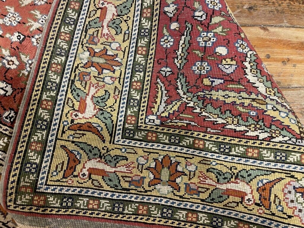 Orientteppich Kayseri 147x87 cm Seide handgeknüpft